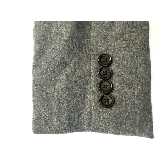 J. Crew Ludlow Blazer 38R Slim Fit Gray Wool 2-Button Vitale Barberis Canonico - Picture 11 of 14